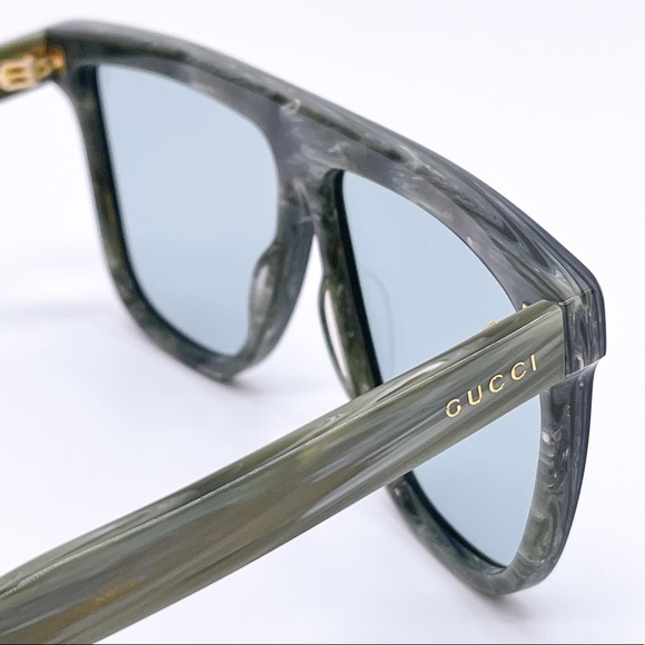 NEW GUCCI GG0582S 004 UNISEX SHIELD SUNGLASSES GUCCI GG0582S - Picture 9 of 14